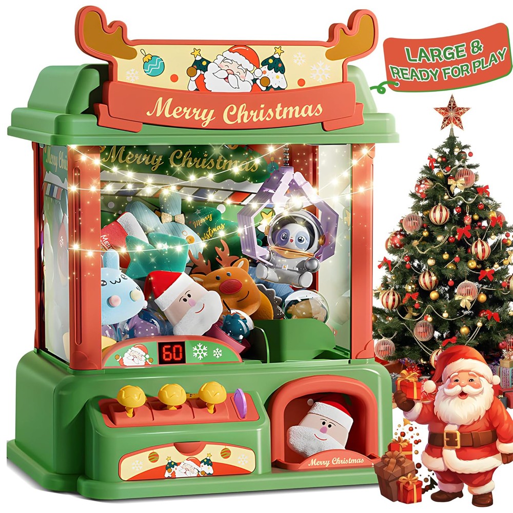 Arcade Vending & Laundry - Kerst Klauw Machine Voor Kinderen Mini