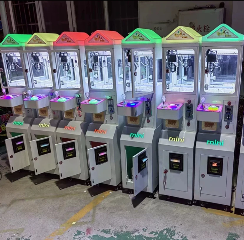 Arcade Toy Vending Machine - Miniatuur muntbediende mega kleine klauwkraanautomaat arcade