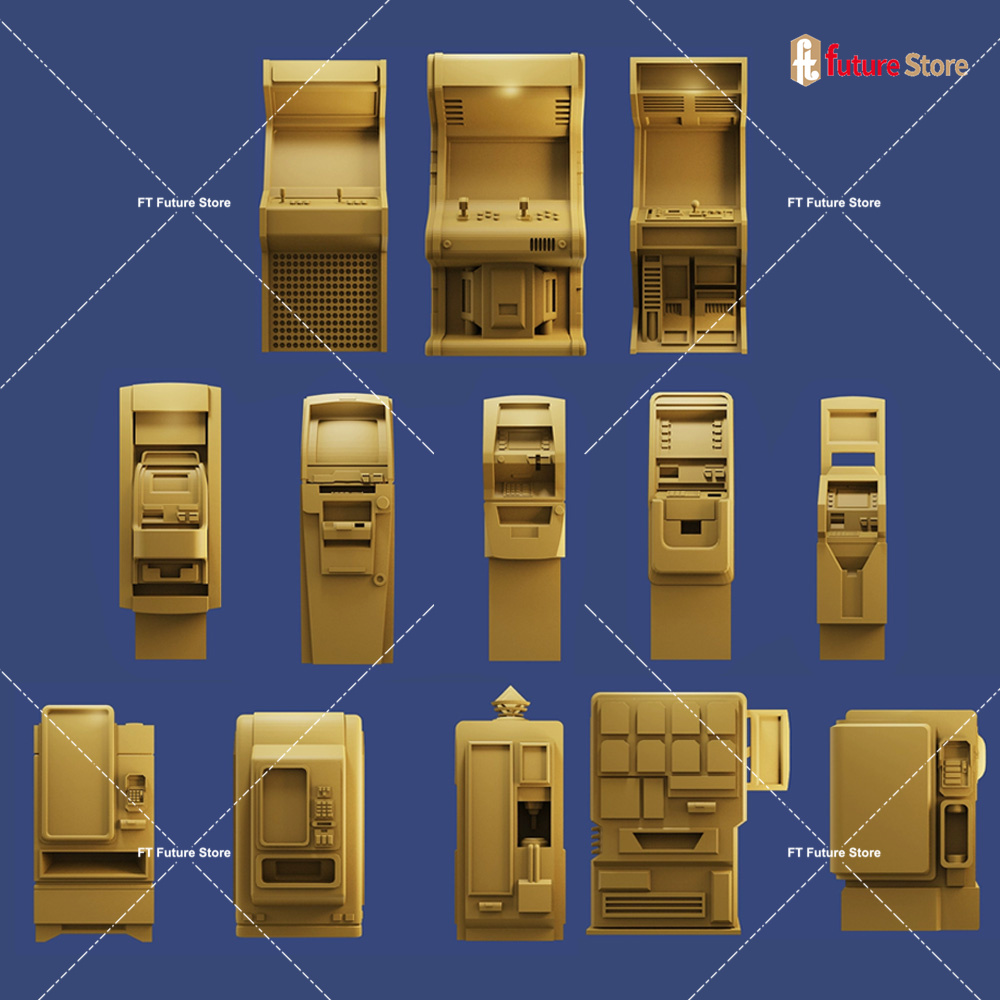 Arcade Toy Vending Machine - 3D Print 1/64 Arcade Game Zelfbedieningsautomaat