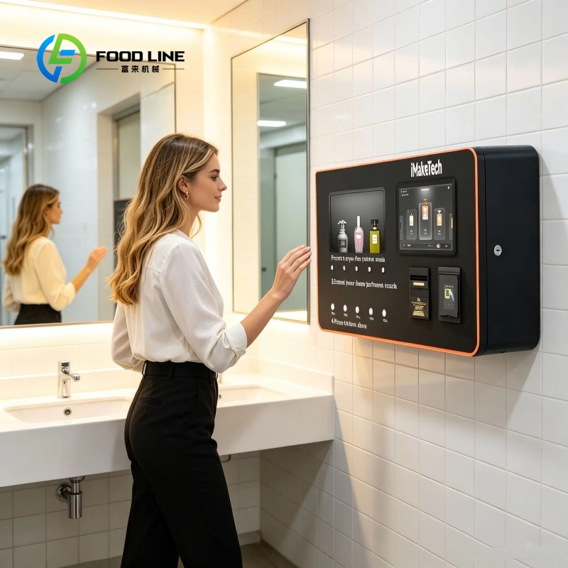 Vending Machine Qr Code - Zelfbedienings parfumspuitautomaat met QR-code scan en