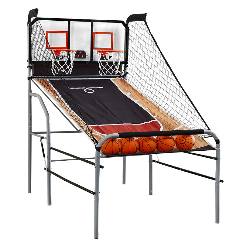 Basketball Arcade Game - Double-Shot Heavy-Duty opvouwbare basketbalarcademachine met elektronische