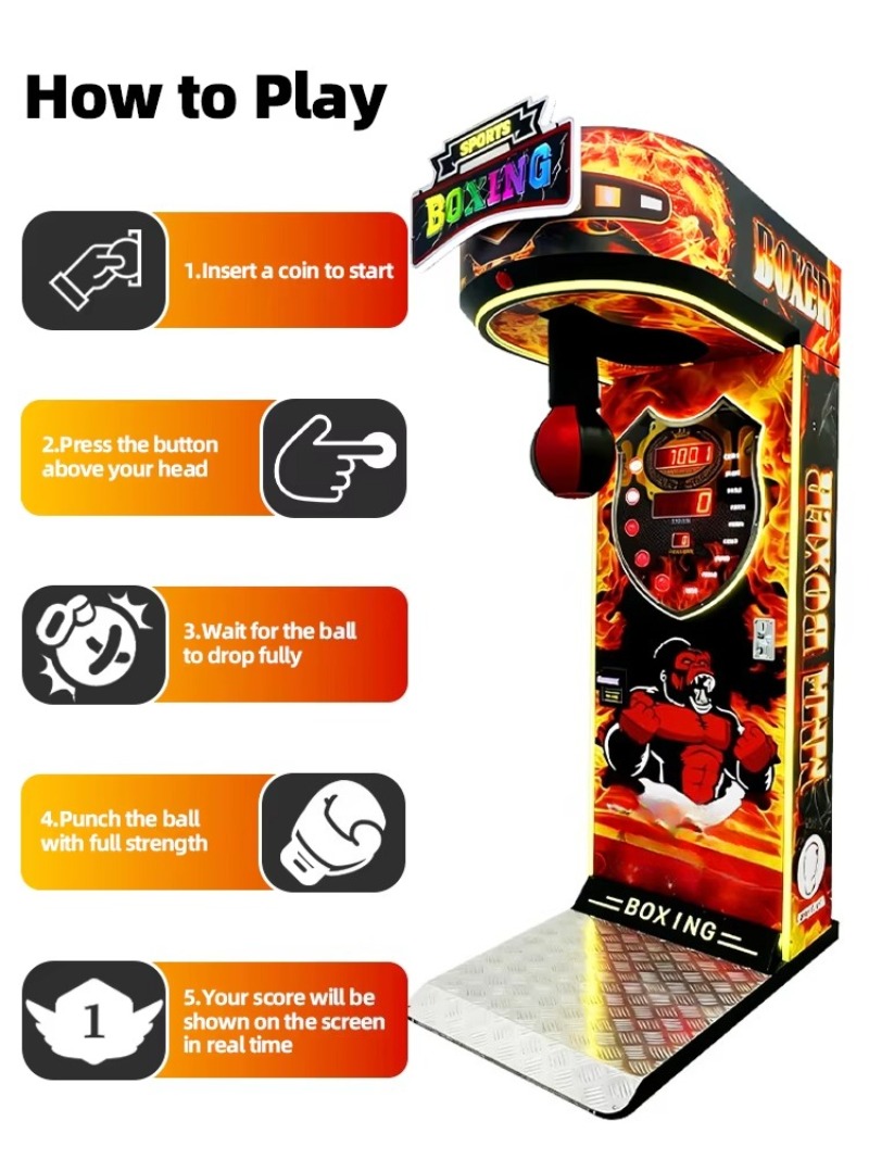 Boksmachine Boksarcade Spel Kr - Boxing Machine Arcade recensie en prijs