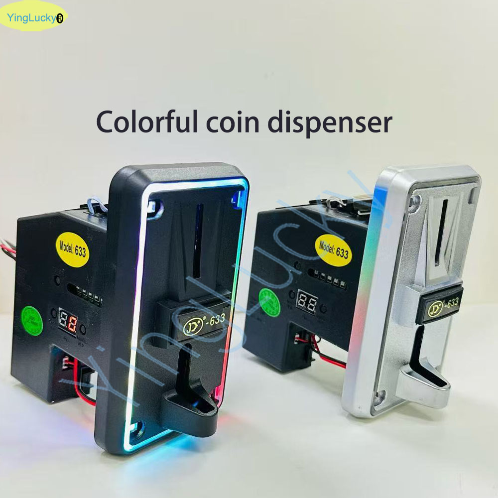 Kleurrijke LED Multi Coin Acce - Arcade Games Vending recensie en prijs