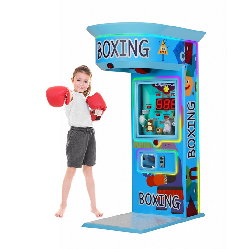 Op muntjes werkende boksmachin - Boxing Machine Arcade recensie en prijs