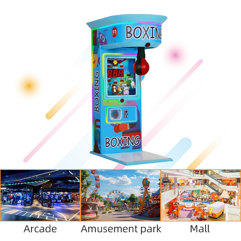 Op muntjes werkende boksmachin - Boxing Machine Arcade recensie en prijs