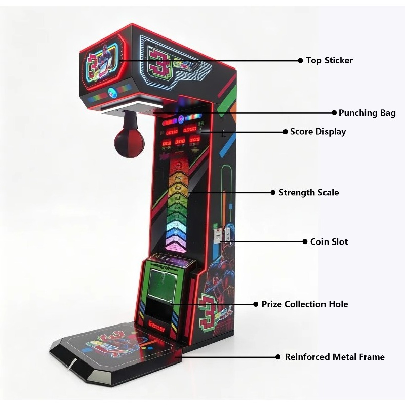 Bokssimulator Elektronische Bo - Boxing Machine Arcade recensie en prijs